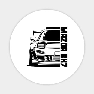 Mazda RX7 Black Print Magnet